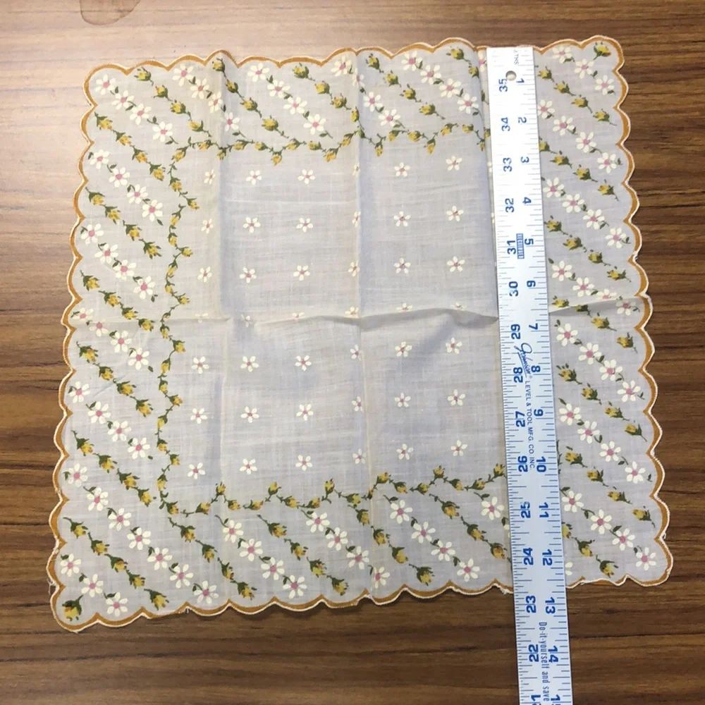 Vintage Handkerchief or Pocket Square